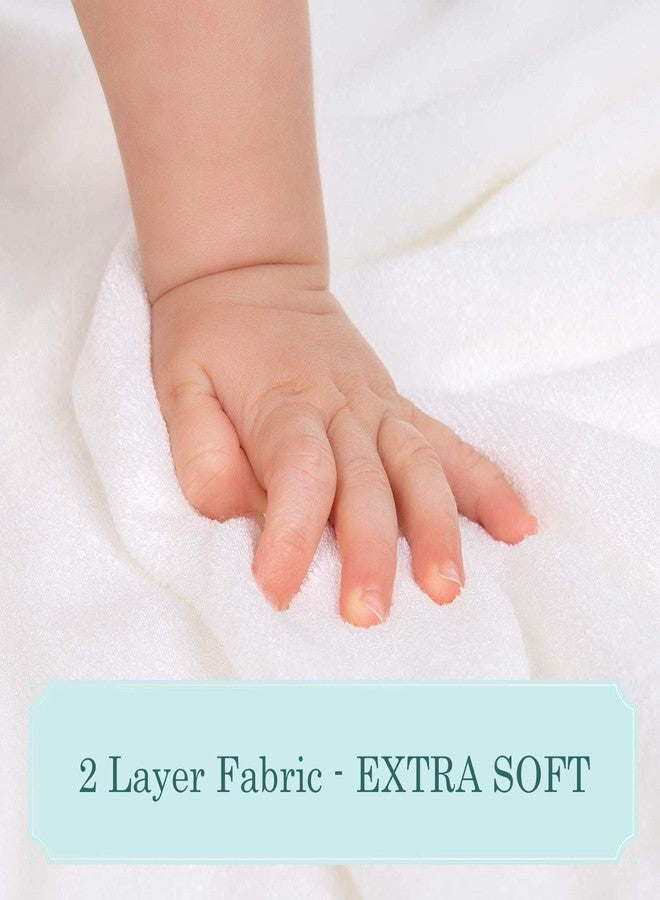 هيب هوب باندا منشفة بغطاء رأس بتصميم باندا هيب هوب - مصنوعة من رايون الخيزران، منشفة حمام بأذني دب للأطفال حديثي الولادة والرضع والأطفال الصغار - منشفة أطفال كبيرة ماصة - باندا، 30 × 40 بوصة - Image 4